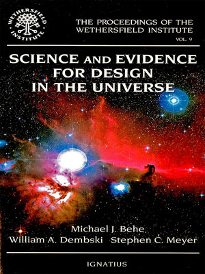 cover image of Science and Evidence for Design in the Universe